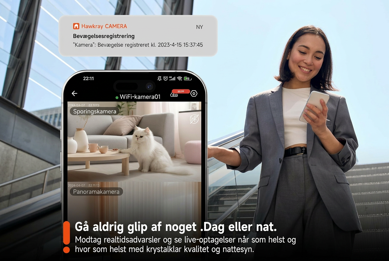 3 MP 2K smart sikkerhedskamera, babyovervågning og kæledyrskamera, farve nattsyn, bevægelsesregistrering, nem montering, cloud-/SD-lagring - Image 3