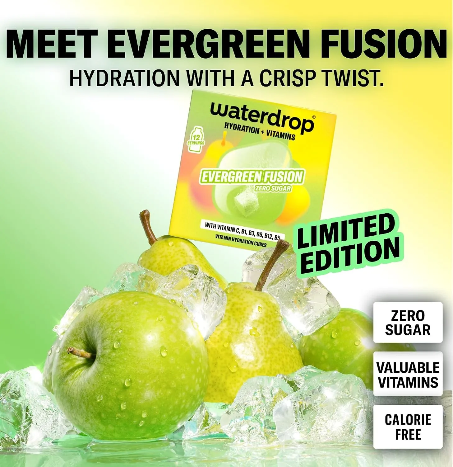 waterdrop® Microdrink Classic Fruit Mix – 48 Getränketabletten mit Fruchtgeschmack, Vitamin C & B, vegan, zuckerfrei