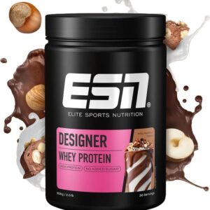 ESN Designer Whey Protein Pulver – Eiweißpulver verschiedene Sorten – 420g, 908g & 2000g – Cremiger Proteinshake für Fitness & Alltag