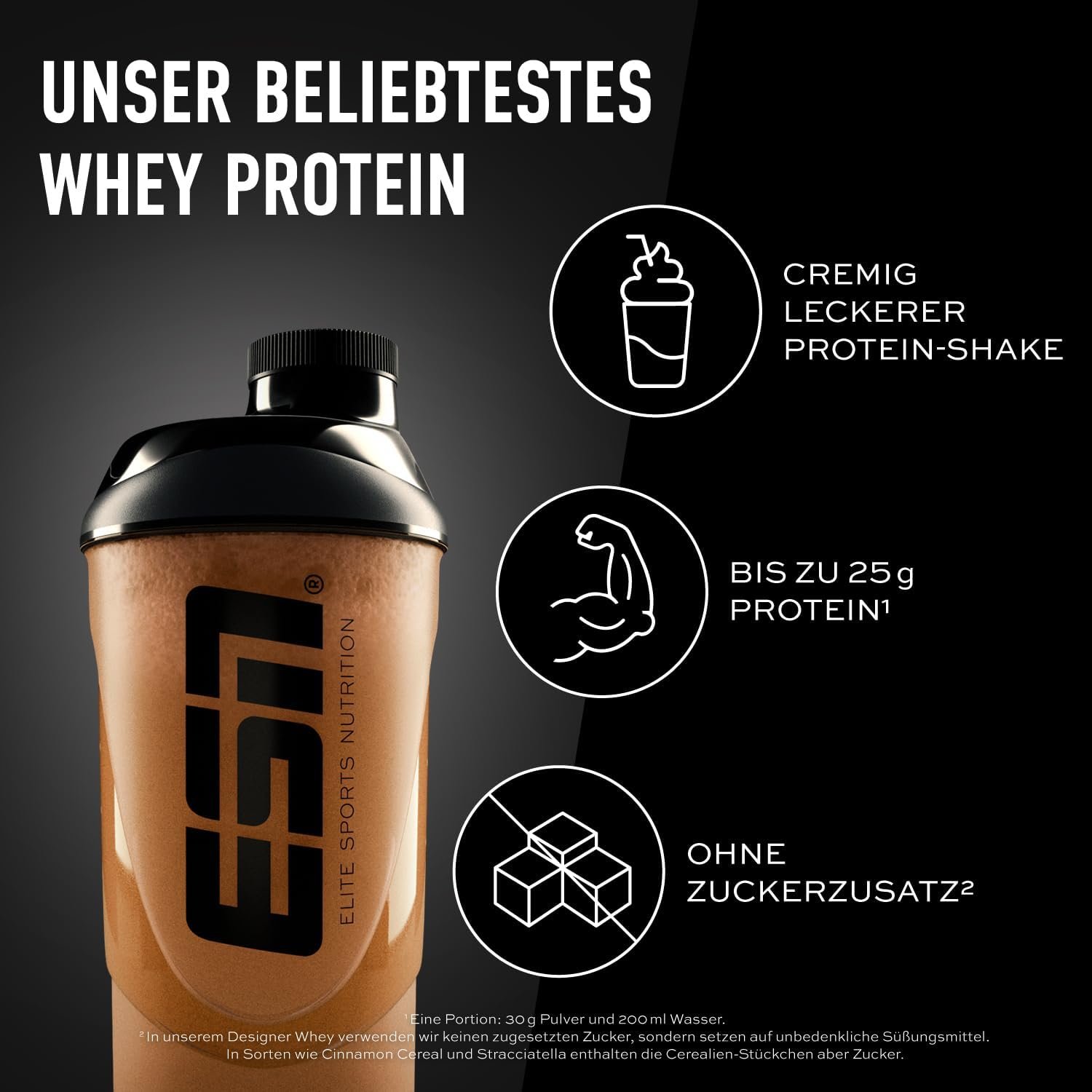 ESN Designer Whey Protein Pulver – Eiweißpulver verschiedene Sorten – 420g, 908g & 2000g – Cremiger Proteinshake für Fitness & Alltag - Image 3