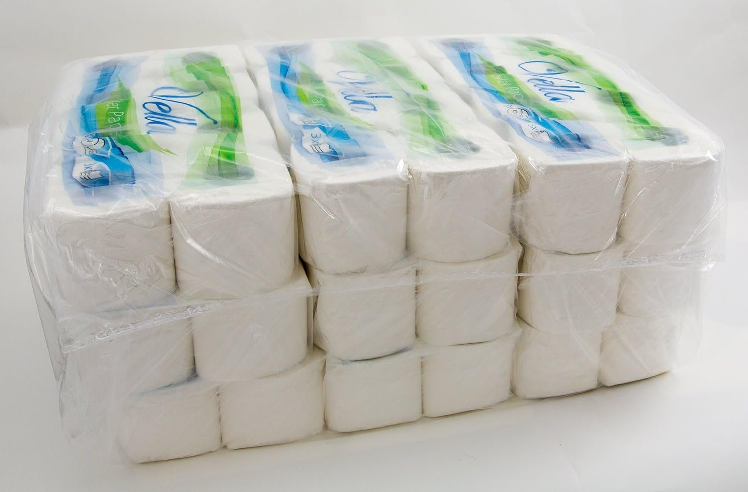 Toilet Paper, 64 Rolls, 3-Ply Cellulose, 150 Sheets per Roll, White - Image 3